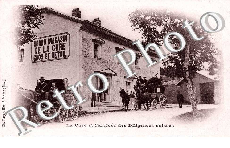 LA CURE ET L&#039;ARRIVEE des DILIGENCES
