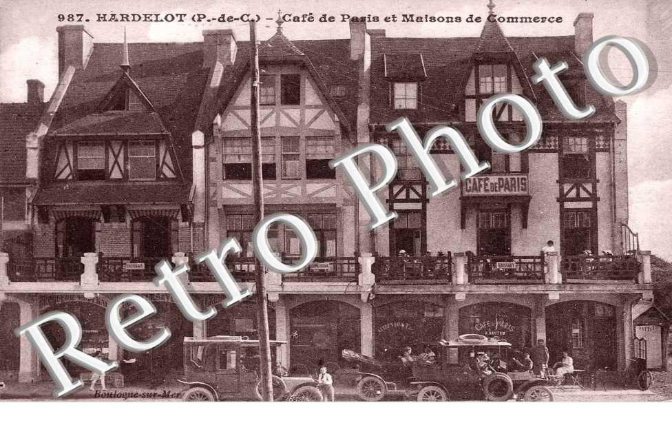 Cafe de Paris et maisons de commerce