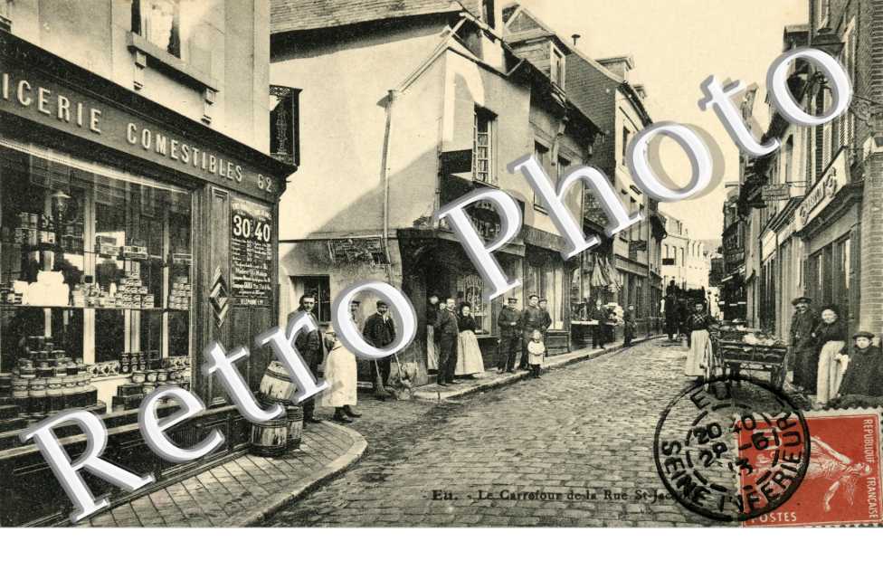 Le carrefour de la rue Saint Jacques