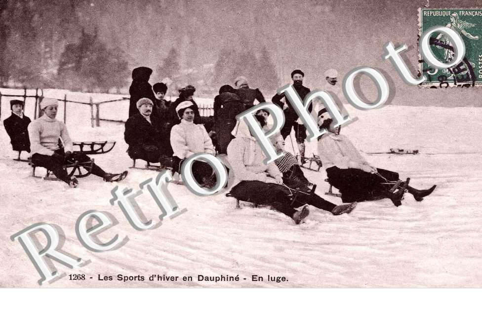 les sports d&#039;hiver en Dauphine En luge