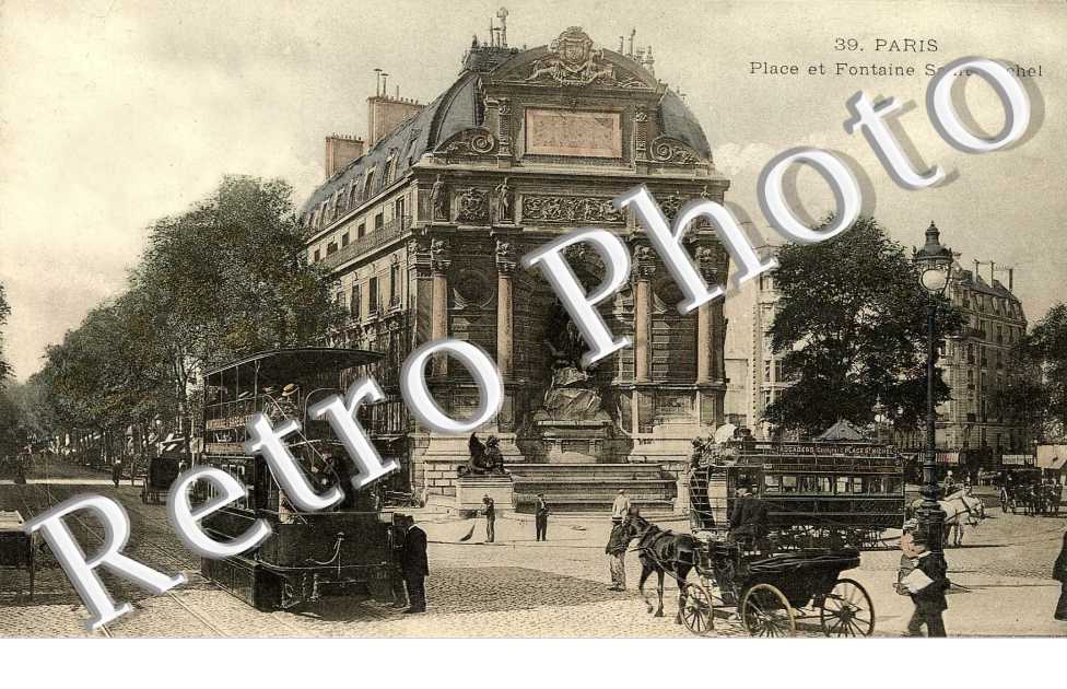 PLACE ET FONTAINE SAINT MICHEL