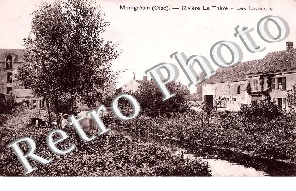 riviere la Theve, les laveuses