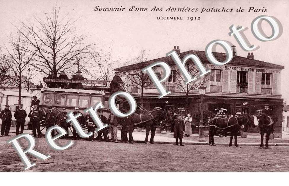 Une des dernieres pataches de Paris, decembre 1912