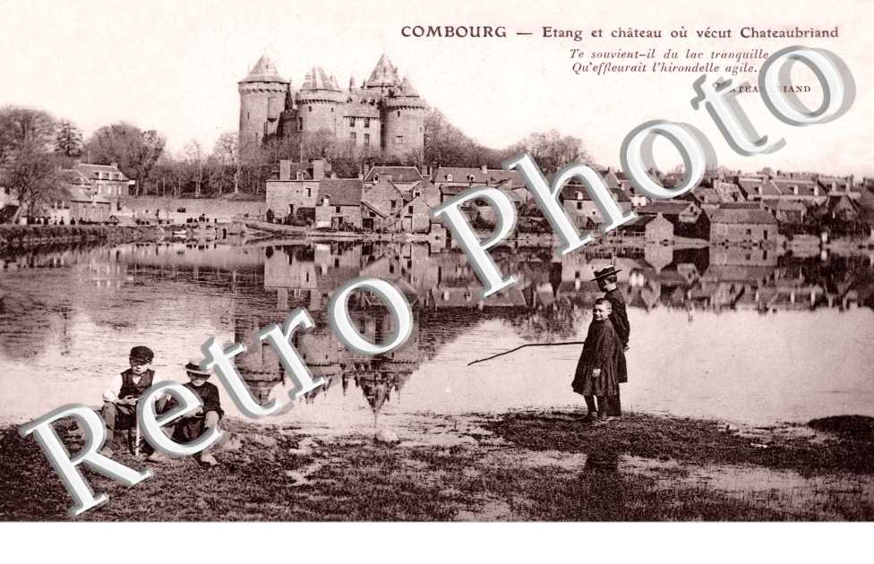 etang et chateau ou vecut chateaubriant