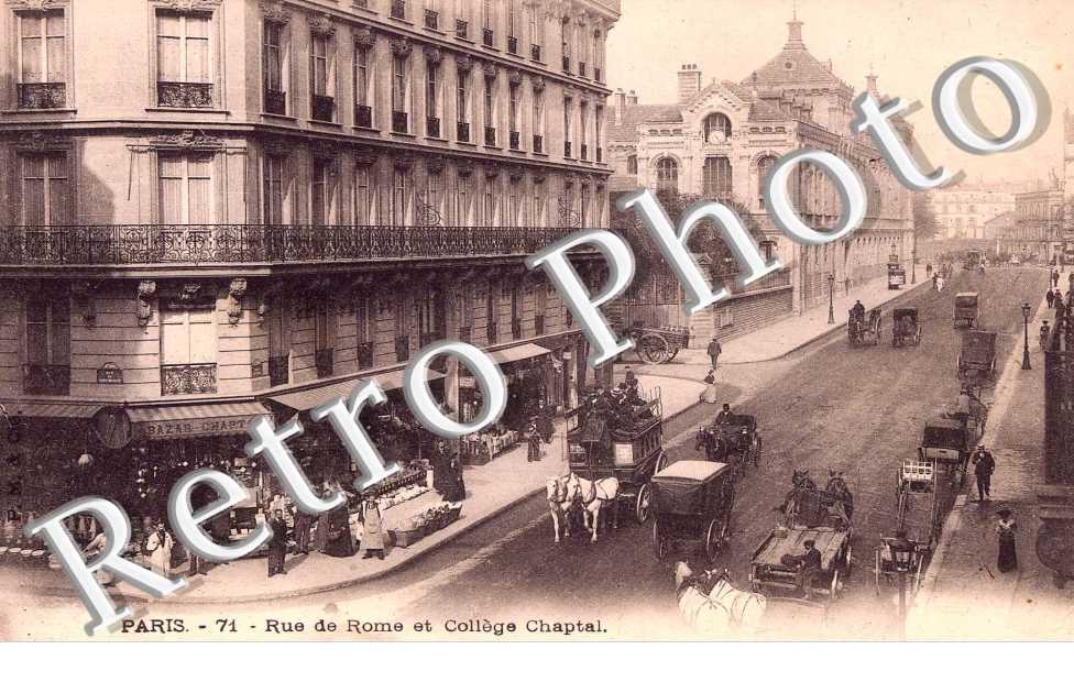Rue de Rome et College Chaptal