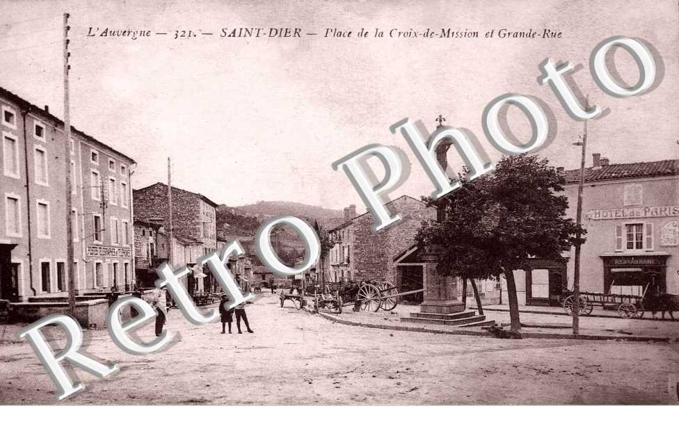 place de la Croix de mission et Grande Rue
