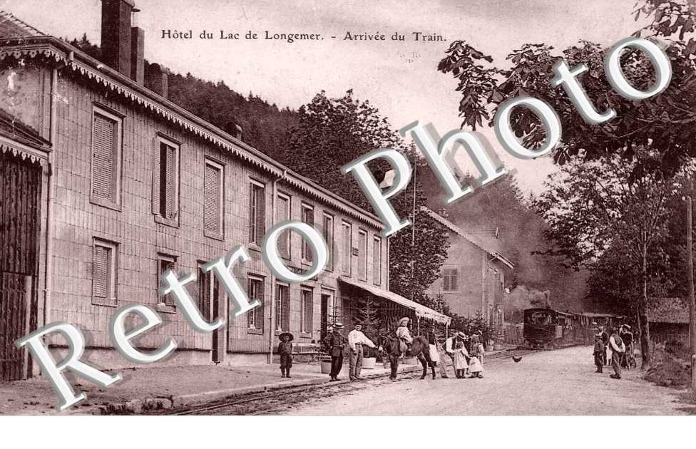 Hotel du lac de Longemer - arrivee du train