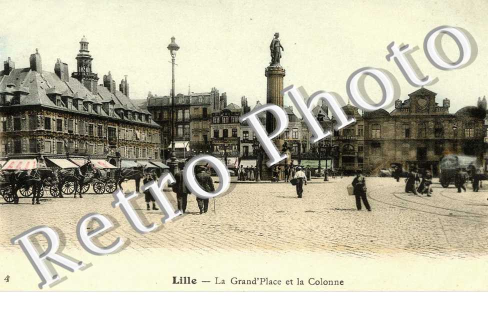 GRAND PLACE et la  COLONNE