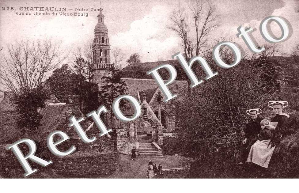 Notre Dame vue du chemin du Vieux Bourg