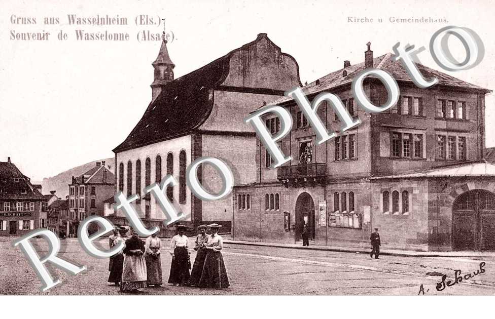 gruss aus..  Kirche u. Gemeindehaus