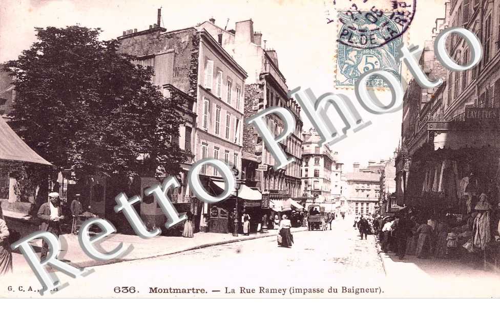 la rue Ramey Impasse du baigneur