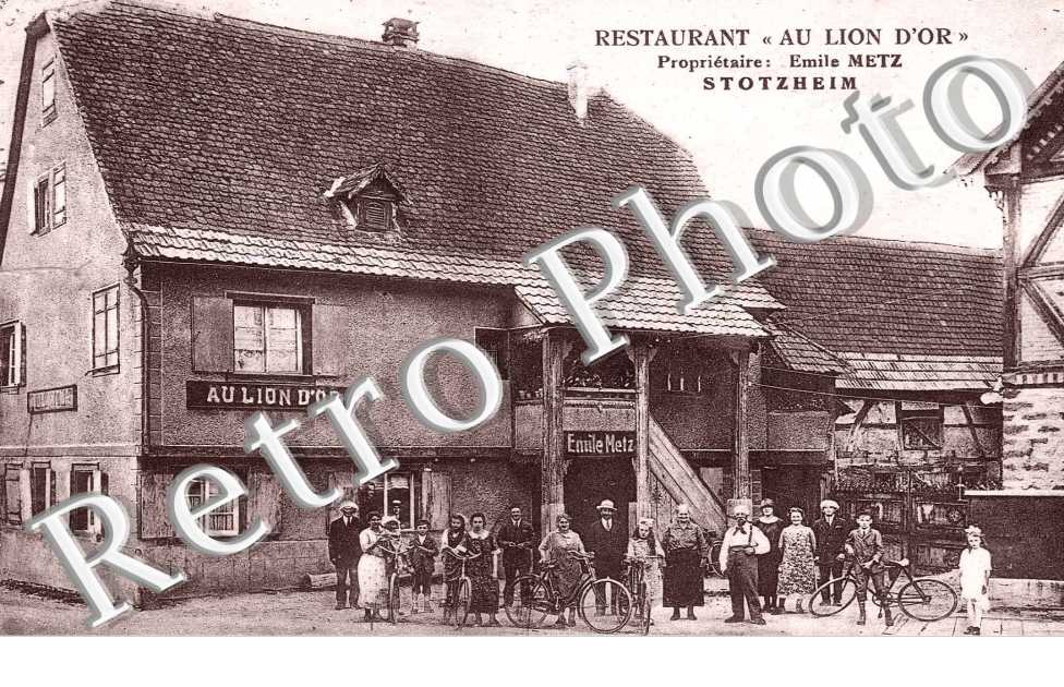 restaurant " Au Lion d&#039;Or", proprietaire Emile Metz