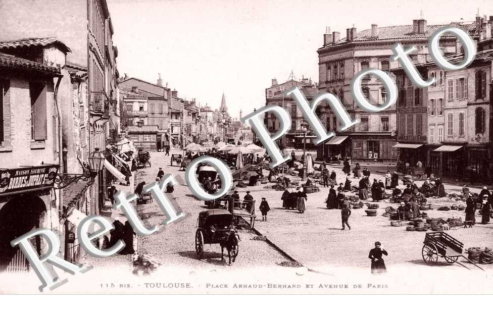 place Arnaud Bernard et avenue de Paris