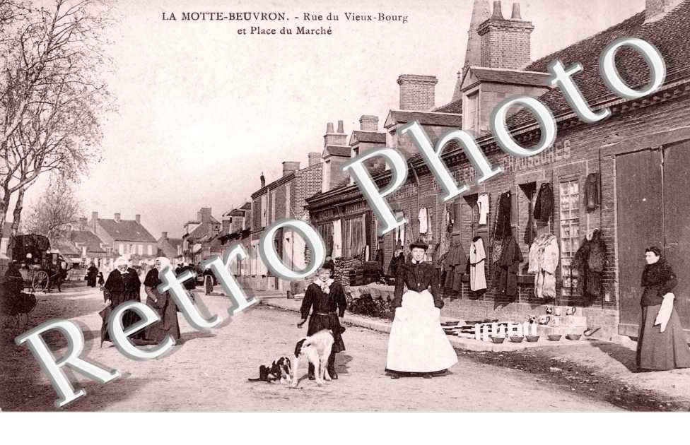 rue du vieux bourg et place du marché