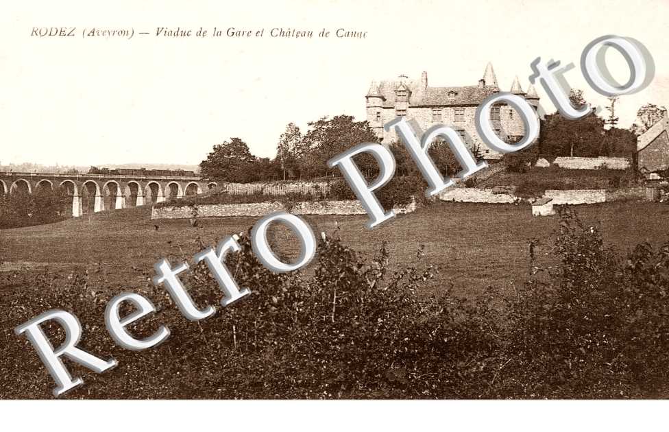 viaduc de la gare et chateau de canac