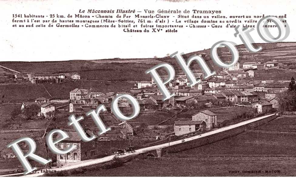 Vue generale de Tramayes