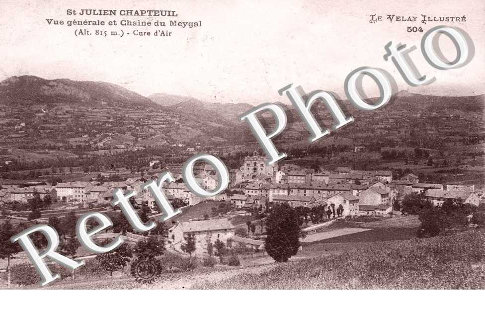 vue generale et chaine du Meygal