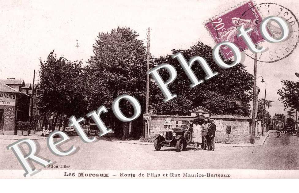 Route de Flins et rue Maurice Berteaux