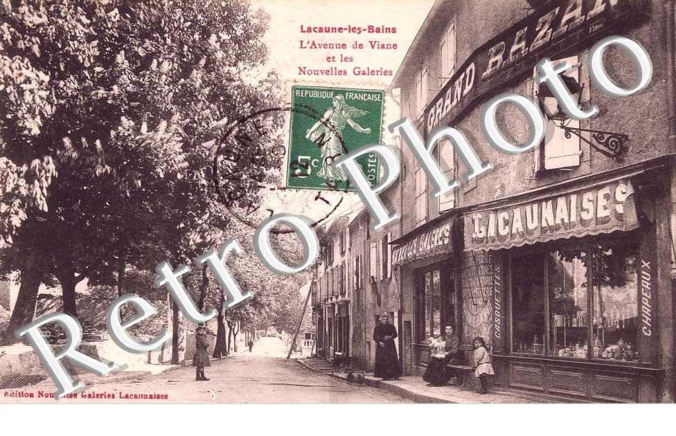 L'avenue de Viane et les Nouvelles Galeries