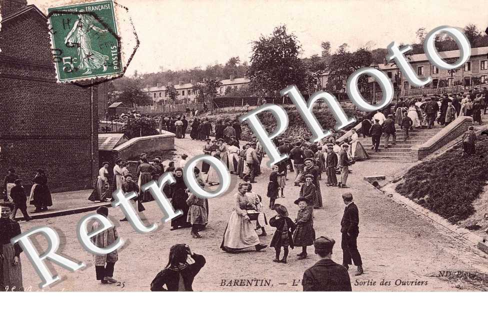 Usine Badin, Sortie des ouvirers