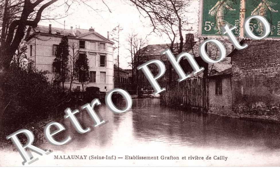 Etablissement Grafton et riviere de Cailly
