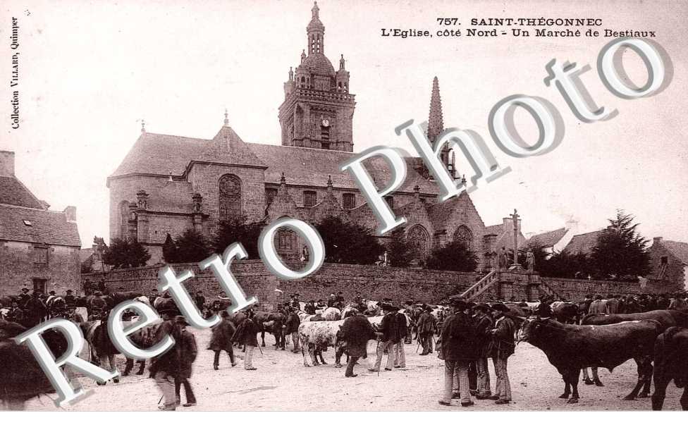 l&#039;eglise cote nord, un marche de bestiaux