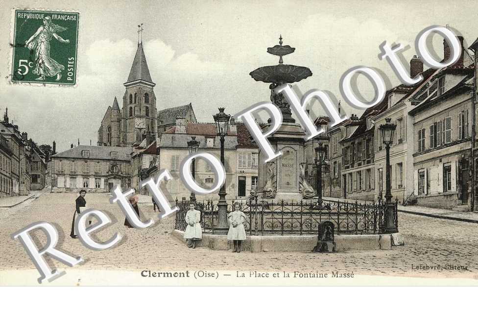 La place et la fontaine Masse