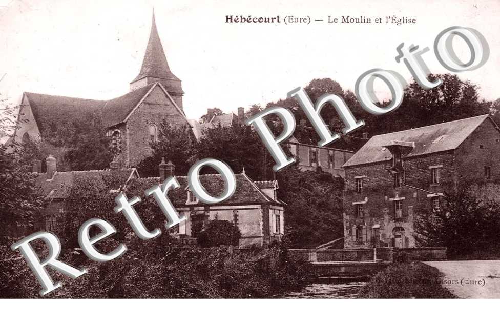 Le moulin et l&#039;eglise