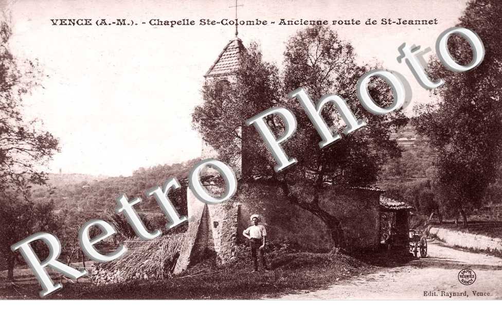 Chapelle Sainte-Colombe - ancienne route de St-jeannet