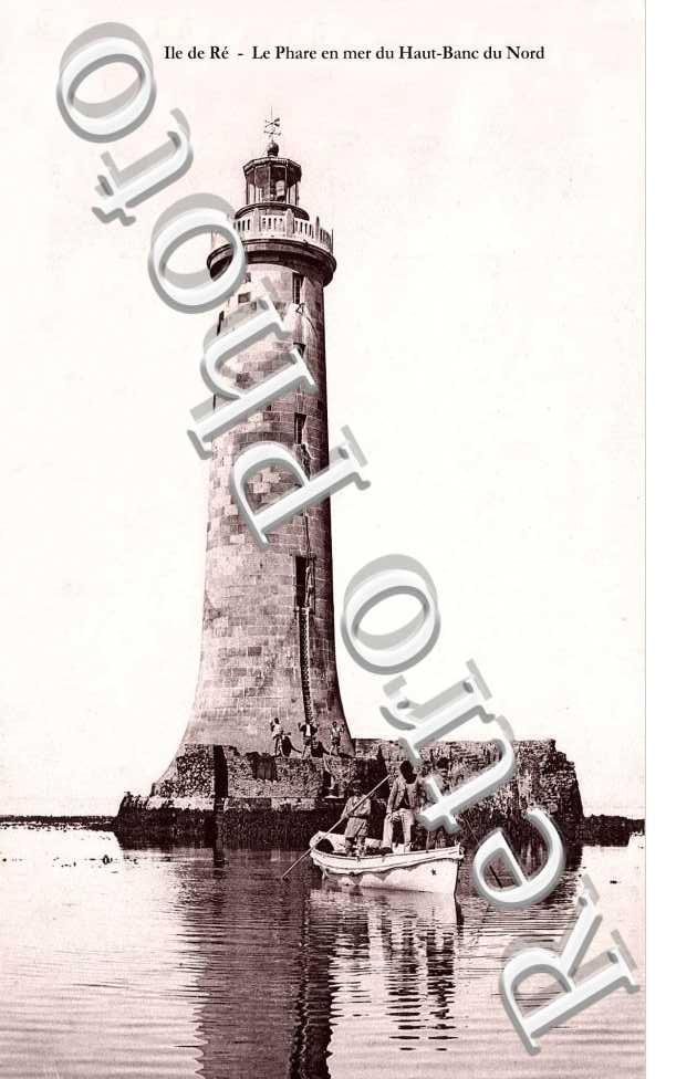 le phare en mer du Haut-Banc du Nord, pointe des Baleines