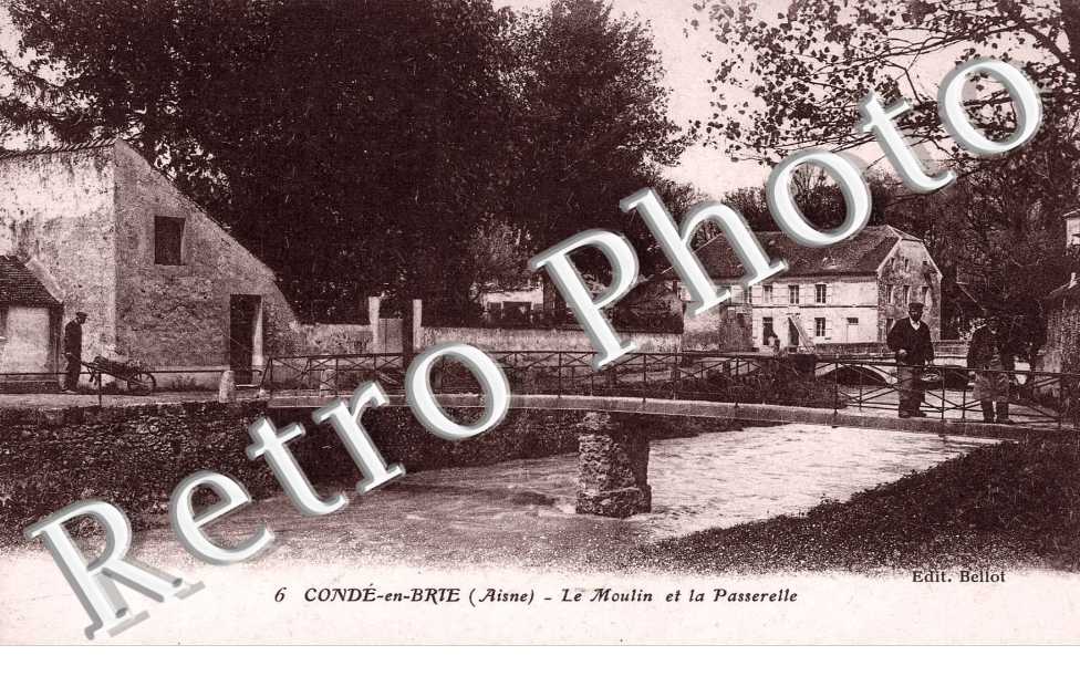 le moulin et la passerelle