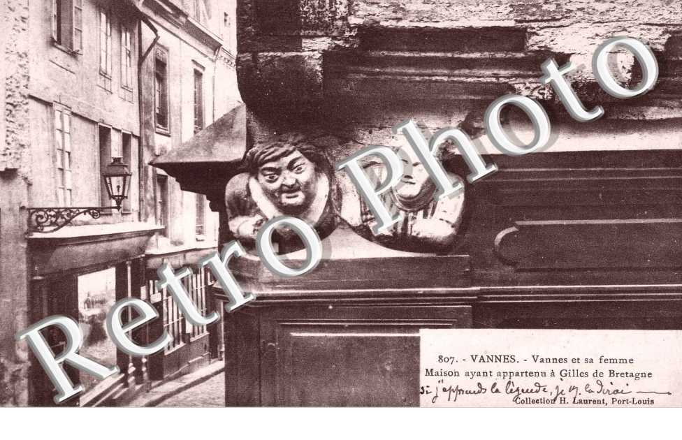 Vannes et sa femme - maison ayant appatenu a Gilles de Bretagne