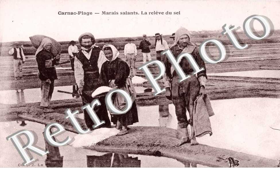 plage - marais salants - la releve du sel