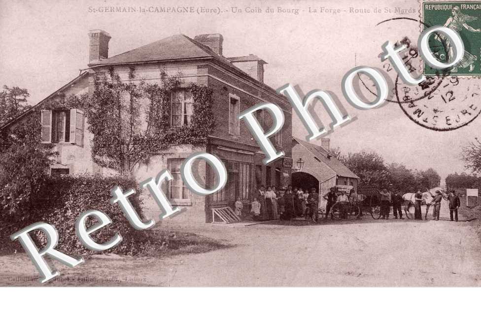 Un coin du bourg - la forge - route de Saint Mards
