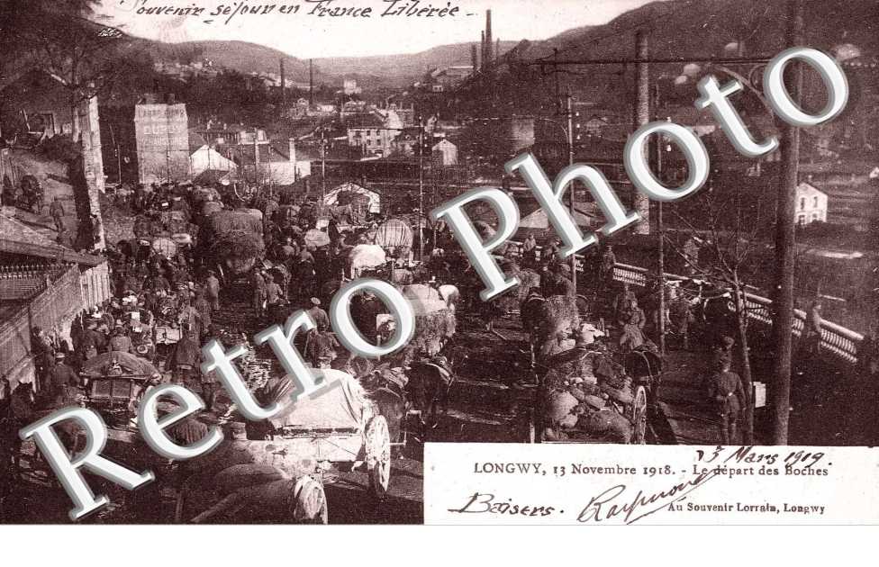 13 novembre 1918 - le depart des Boches