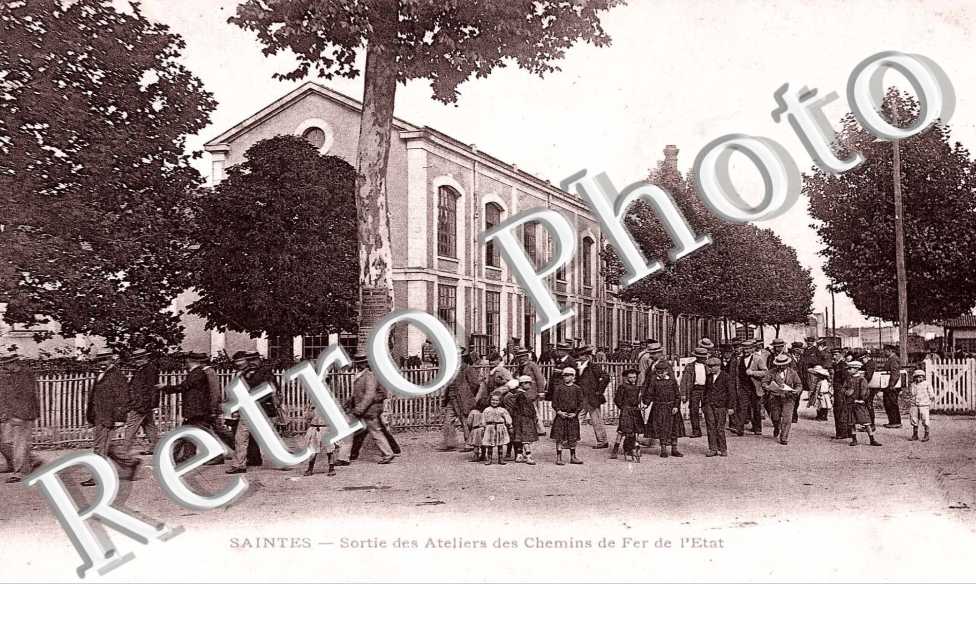 sortie des ateliers des chemins de fer de l&#039;etat