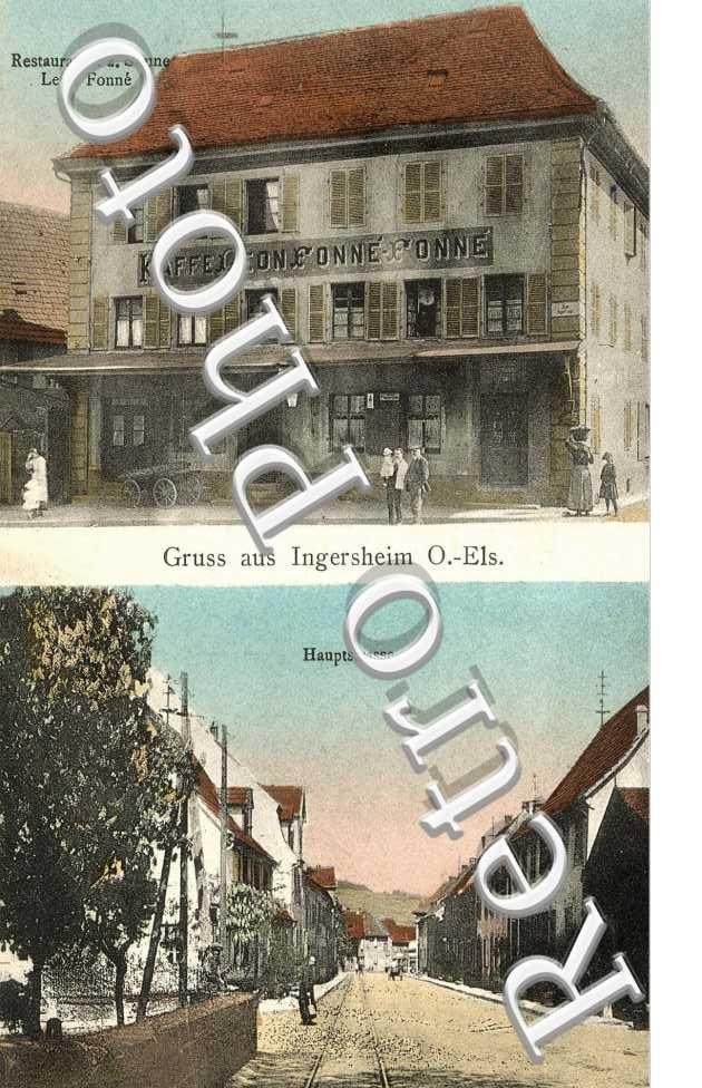 Hauptstrasse -Restauration z. Sonne Leon Fonne