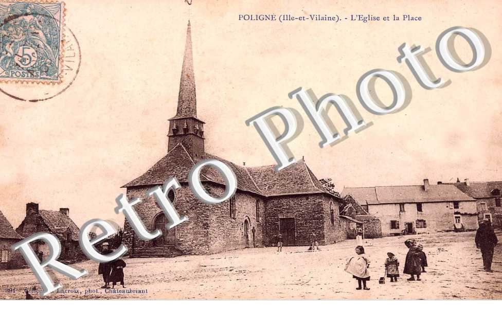 L&#039;EGLISE ET LA PLACE
