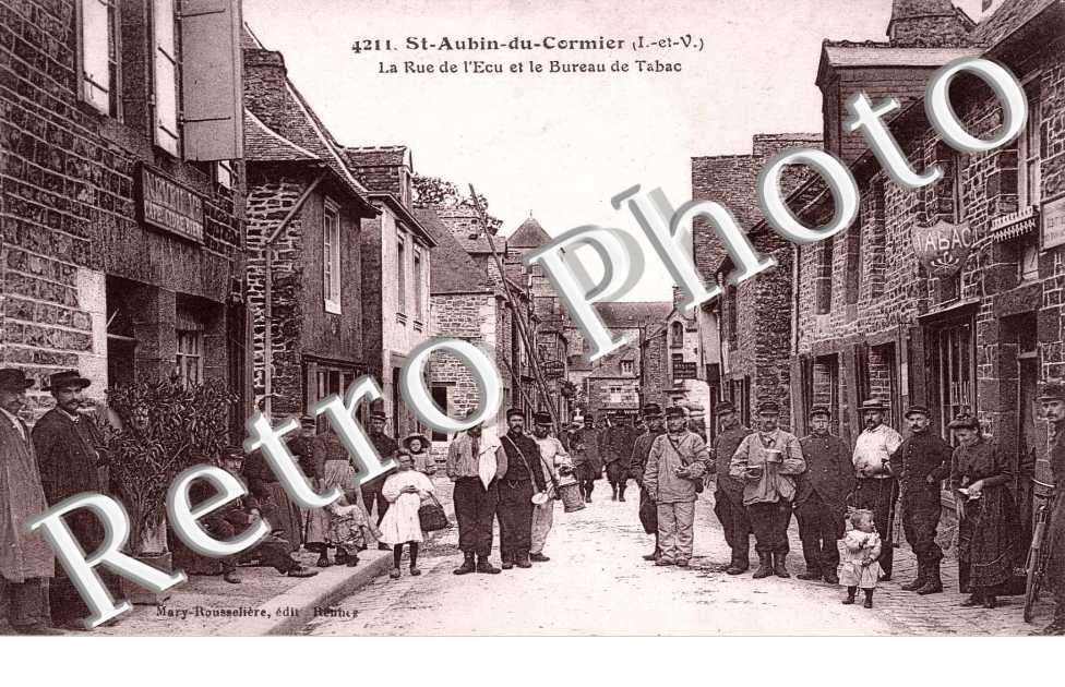la rue de l&#039;ecu et le bureau de tabac
