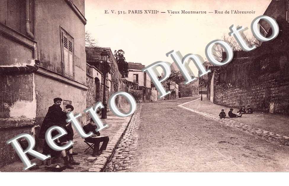 Vieux Montmartre  Rue de l'Abreuvoir