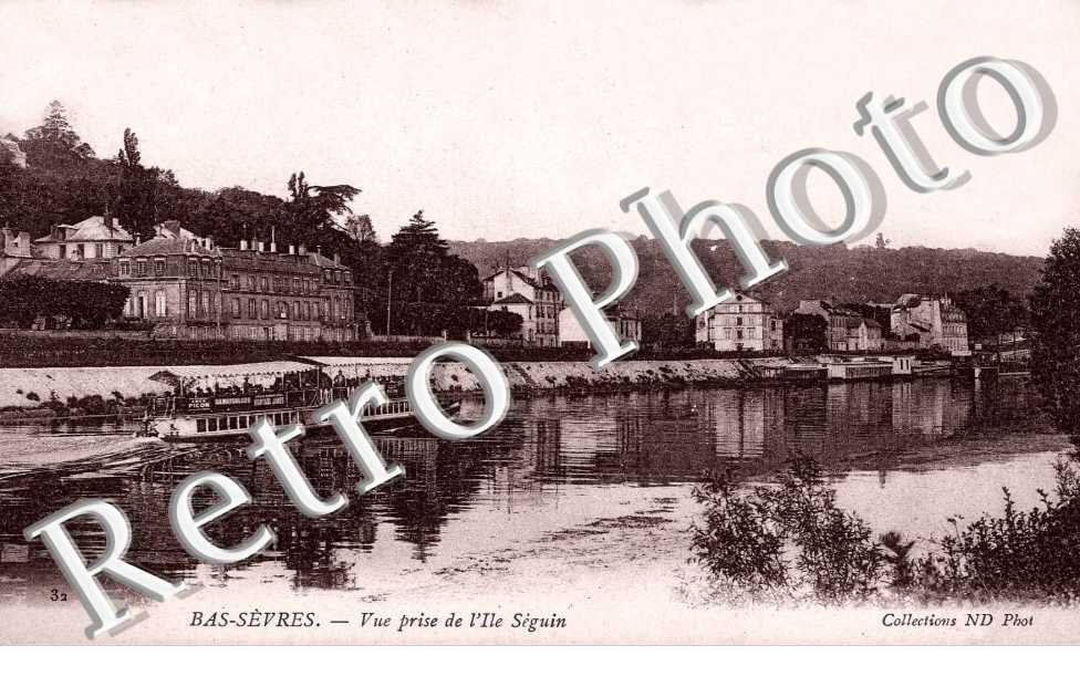 BAS SEVRES VUE PRISE DE L&#039;ILE SEGUIN