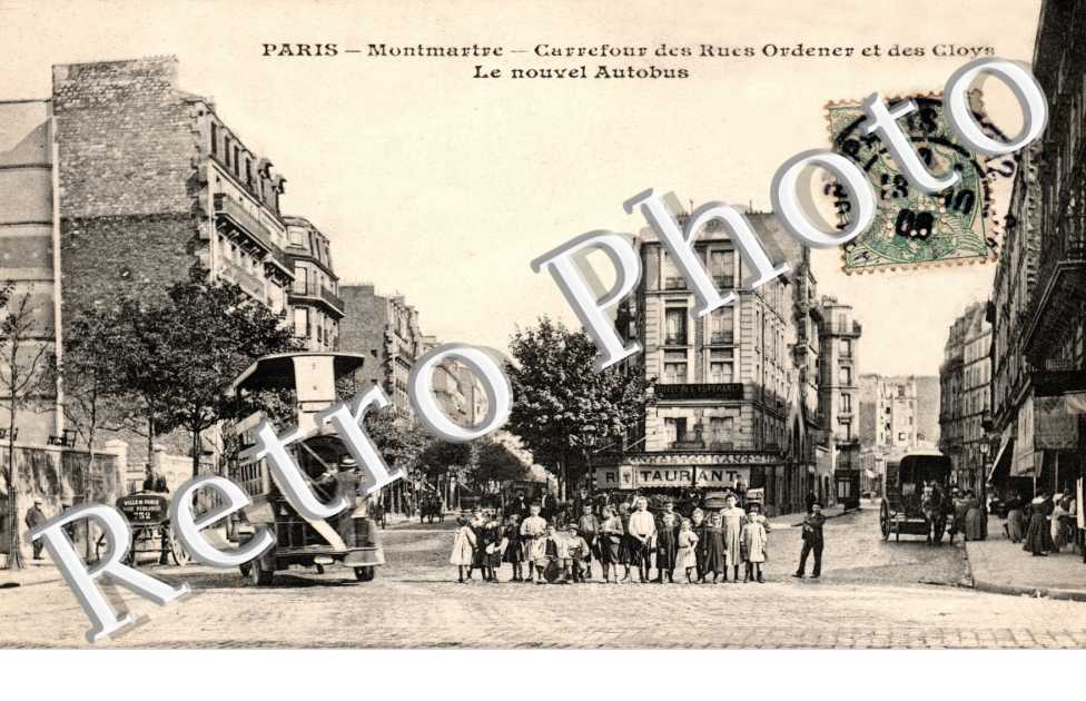 Carrefour des rues Ordener et des Cloyes - Le Nouvel Autobus