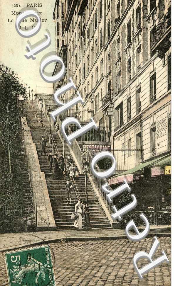 rue Muller, les escaliers