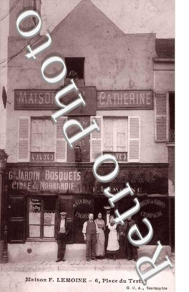 Maison Catherine fondee en 1793 -  Tabac  F. Lemoine - 6, Place du Tertre