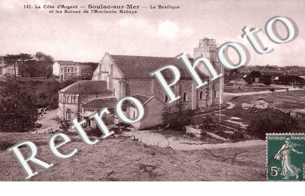 la basilique et les ruines de l&#039;ancienne abbaye