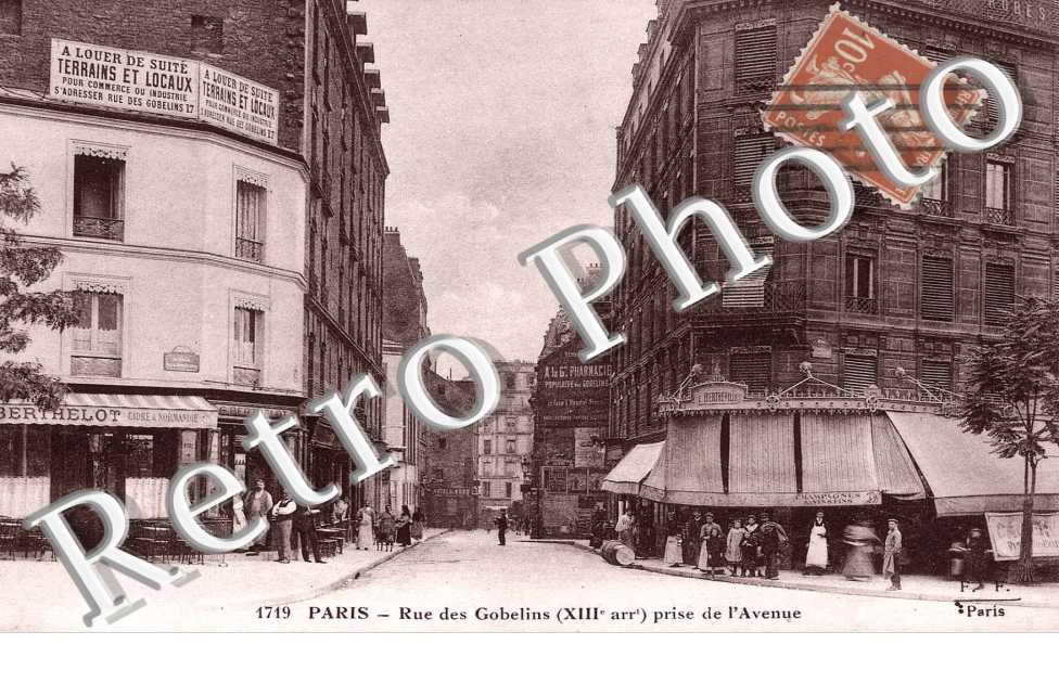 Rue des Gobelins (prise de l&#039;avenue)