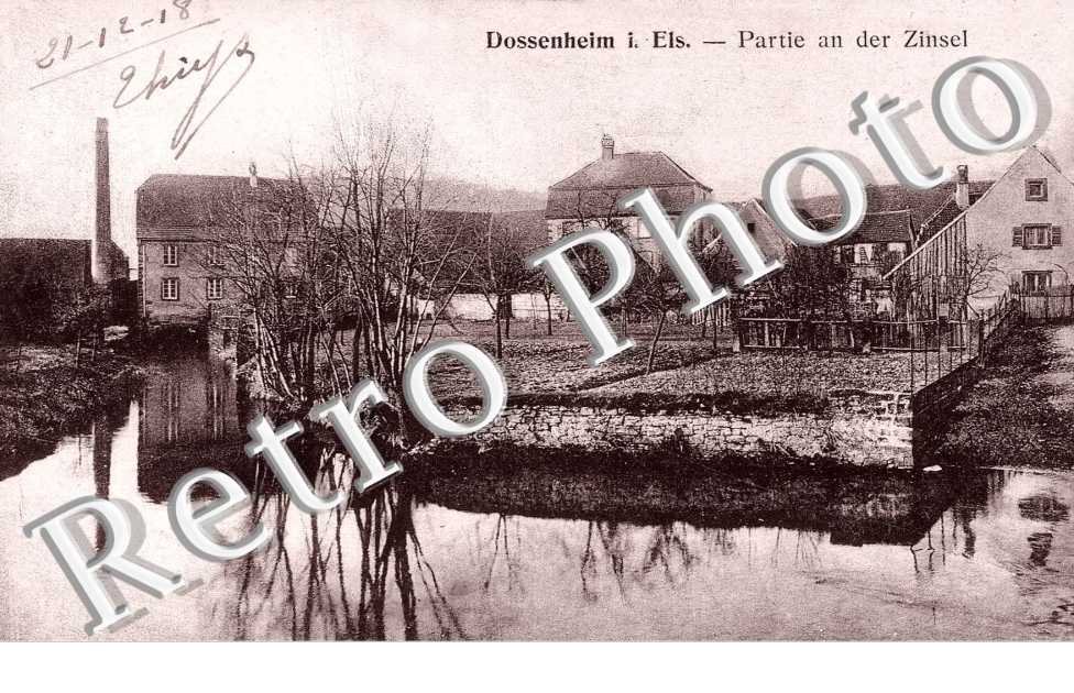 partie an der Zinsel - 1918