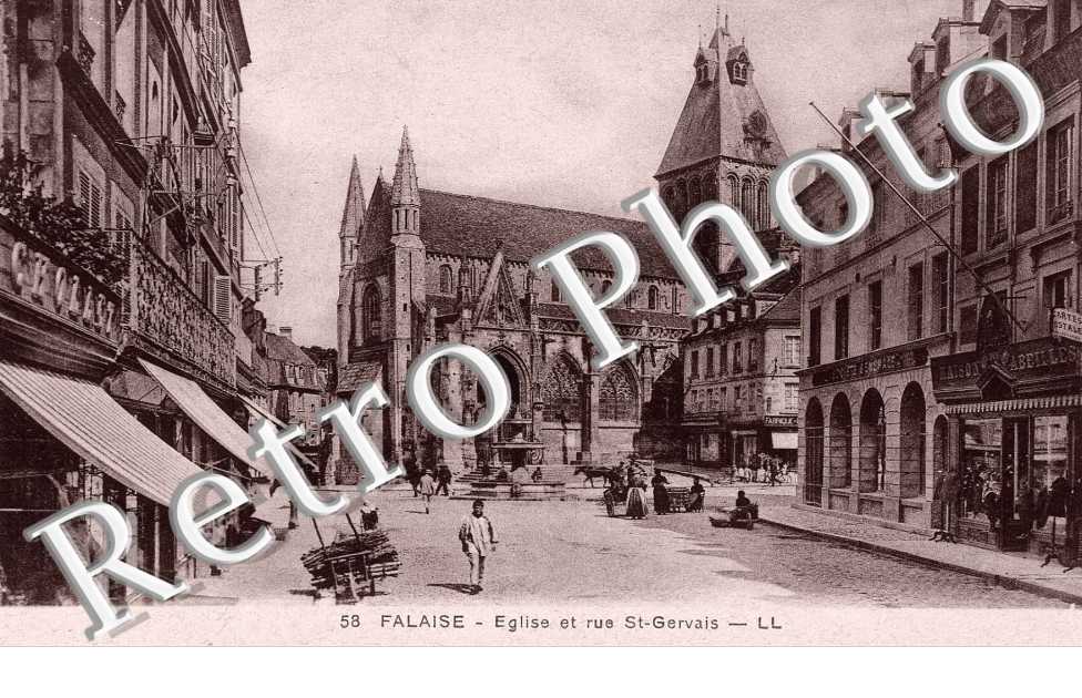 Eglise et rue saint gervais