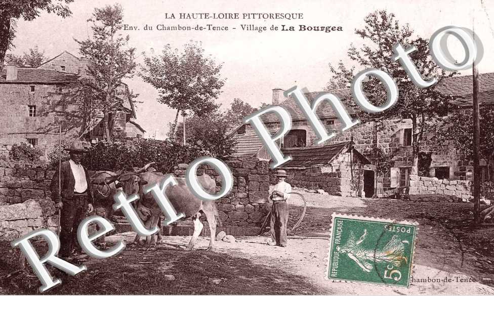 chambon sur tence, village de La Bourgea