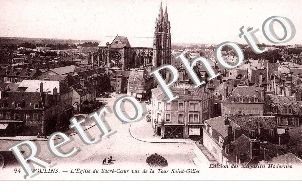 L&#039;EGLISE DU SACRE COEUR VUE DE LA TOUR SAINT-GILLES